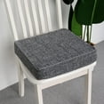 thumbnail image 3 of Thickened Square Chair Cushion, 40cm Non- Seat Pad with Washable Cover, Comfortable Foam Cushion for Dining, Office, Sofa, or Meditation, Indoor & Outdoor Use, 3 of 3