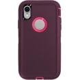 thumbnail image 2 of AmPm iPhone XR Étui Robuste, Étui Antichoc Résistante, Protection Triple Couche 3-en-1 pour Apple iPhone XR (2018), Noir, 2 of 8
