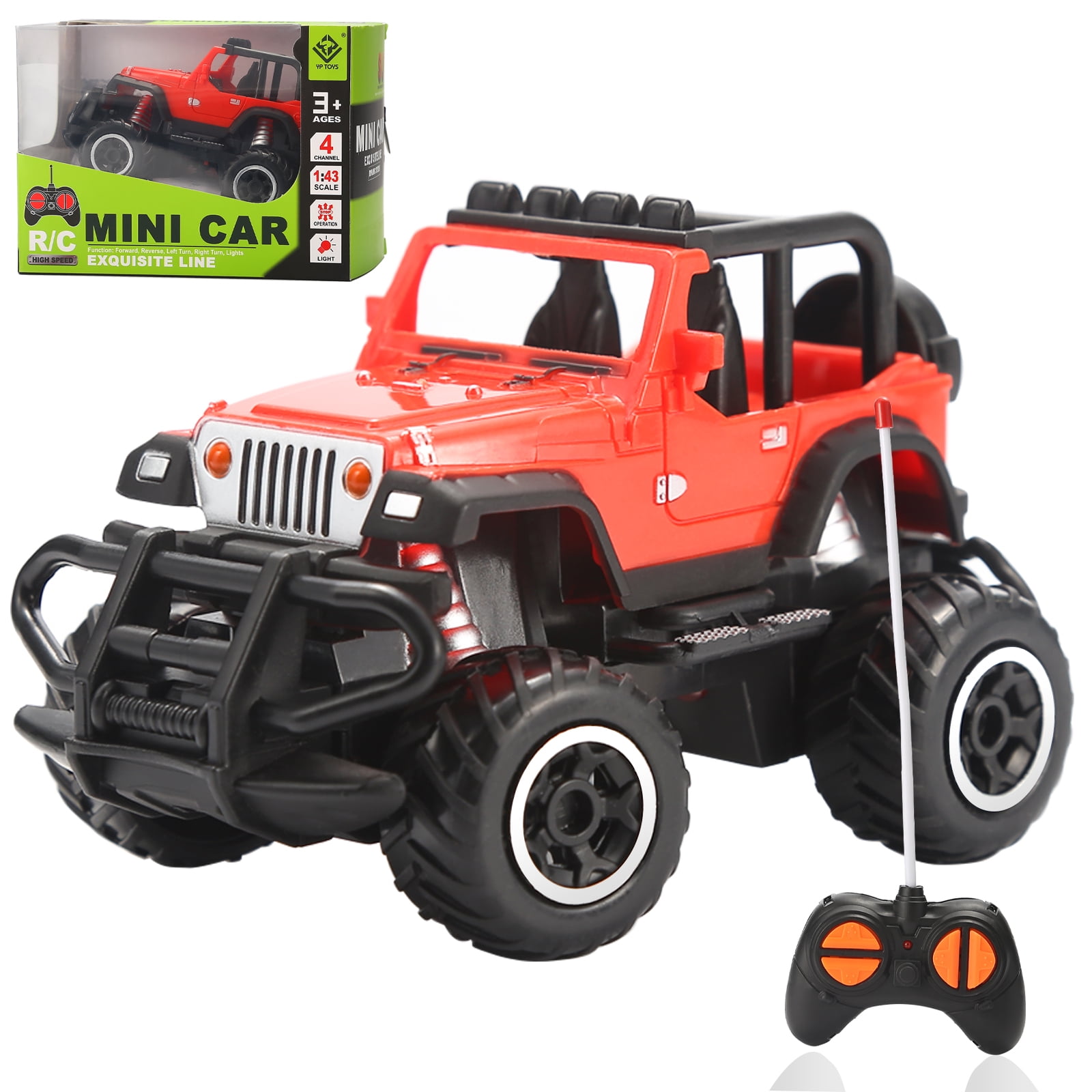 1:43 Mini RC Car Truck Off-Road High-Speed Racing Vehicle Kid Toy Christmas Gift 