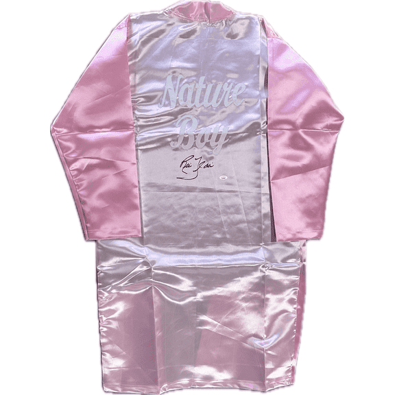 RIC FLAIR "Nature Boy" Signed Autographed Pink Robe JSA Authenticated