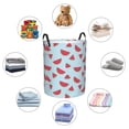 thumbnail image 5 of KLL Watermelon Waterproof Foldable Laundry Hamper Bucket with Handles for Storage Bin,Kids Room,Home Organizer (Medium ), 5 of 7
