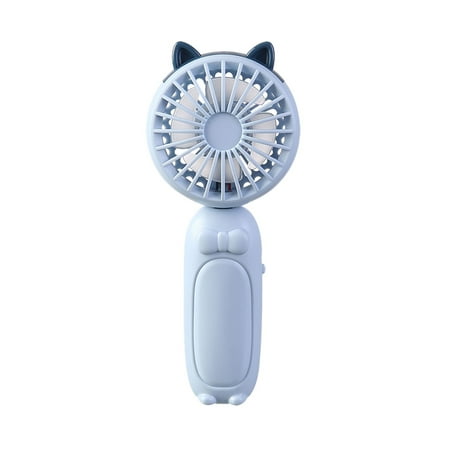 

MARCUVMK Handheld Fan Summer Usb Mini Folding Portable Fan Desktop Silent Cartoon Student Pocket Charging Fan