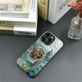 thumbnail image 6 of Punmada Compatible with iPhone 16 Pro Matte Case For Girl Boy Full Body Protective Hard Shell Esthetics Pattern Stained Glass Sea Turtle Window Art, 6 of 7