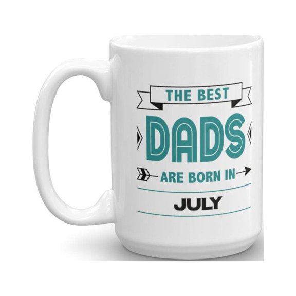 Best Dad Coffee & Tea Gift Mug, Gifts for July Birthday Celebrant (15oz)