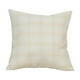 thumbnail image 1 of Funda de almohada de lino grueso a cuadros, color tejido, decorativa para sala de estar, 1 of 6