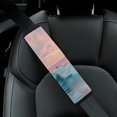 thumbnail image 4 of WERPE Sunset Surfing Waves Car Safety Belt Shoulder Pad Soft Comfort Seatbelt Protector Ideal for Car Interior Accessories 1Pcs, 4 of 5