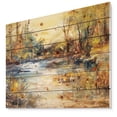 thumbnail image 1 of Design Art - Peinture à l'Huile Ruisseau dans la Forêt, 1 of 5