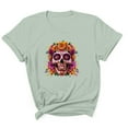 thumbnail image 2 of NuoCaiYun Womens Plus Size Tshirt Graphic Tees Crew Neck Summer Short Sleeve Loose Fit Tops, 2 of 6