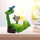 thumbnail image 4 of Figura de rana creativa, artesanía de ranas verdes, estatua para decoración de jardín de hadas, regalos Jugando a la rana, 4 of 9