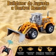 thumbnail image 2 of Yanlin Bulldozer de Control Remoto, Bulldozer RC 6 Canales para Niños, Camión de Juguete Recargable con Luces, Regalos de Navidad para niños y niñas, 2 of 3