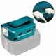 thumbnail image 2 of Makita ADP05 Adaptador de corriente para batería de iones de litio de 14-18 V - Cargador USB, puerto CC de 12 V, lámpara LED (Compatible con Irobot Roomba), 2 of 5