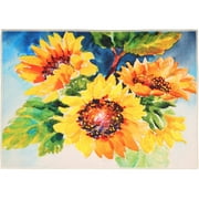 Just Picked Sunflowers Olivia's Home Accent Washable Rug 22" x 32" PR2-TBA5000