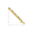 thumbnail image 2 of 14K Yellow Gold Mens Polished Link Bracelet 8.25 inches (7.50mm thick) for Men, 2 of 5