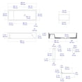 thumbnail image 5 of ALFI brand AB39TRGM 39" Grey Matte Above Mount Fireclay Bathroom Trough Sink, 5 of 5