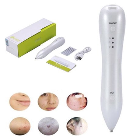 HURRISE New Portable USB Charging Beauty Age Spot Removal Pen Mole Warts Freckle Remover