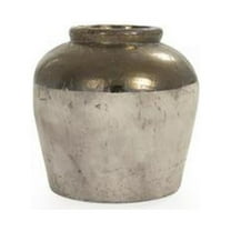 Zentique Ceramic Vase With Gilded Top