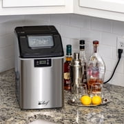 Deco Chef 44LB Countertop Ice Maker, 2.6LB Auto-Renew Basket 1.8LB per Hour, Stainless Steel
