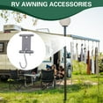 thumbnail image 3 of Rv Awning Hooks, Camper Awning Clips,16 PCS RV Awning Light Clips, Double Slot Awning Hooks Camper Holders , Easily Slides,RV Awning Hooks for RV, Camper, Camping, Indoor Outdoor Decor(Gray), 3 of 9