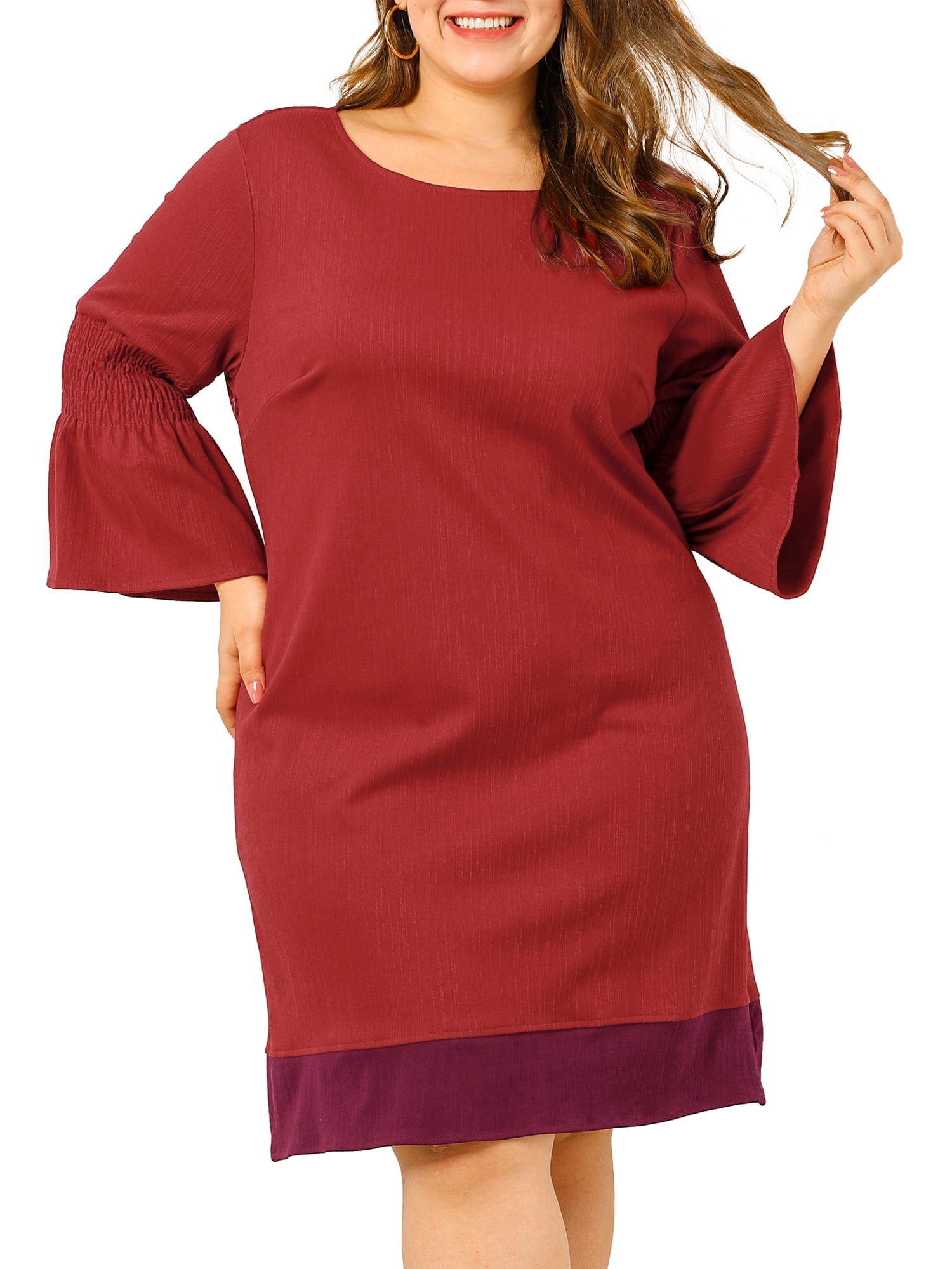 denim shift dress plus size