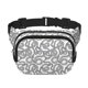 thumbnail image 1 of Fotbe Snake Cangurera Cuadrada con Estampado de Doble Capa, Bolsa de Cintura Ajustable Mini para Hombres y Mujeres, 1 of 9