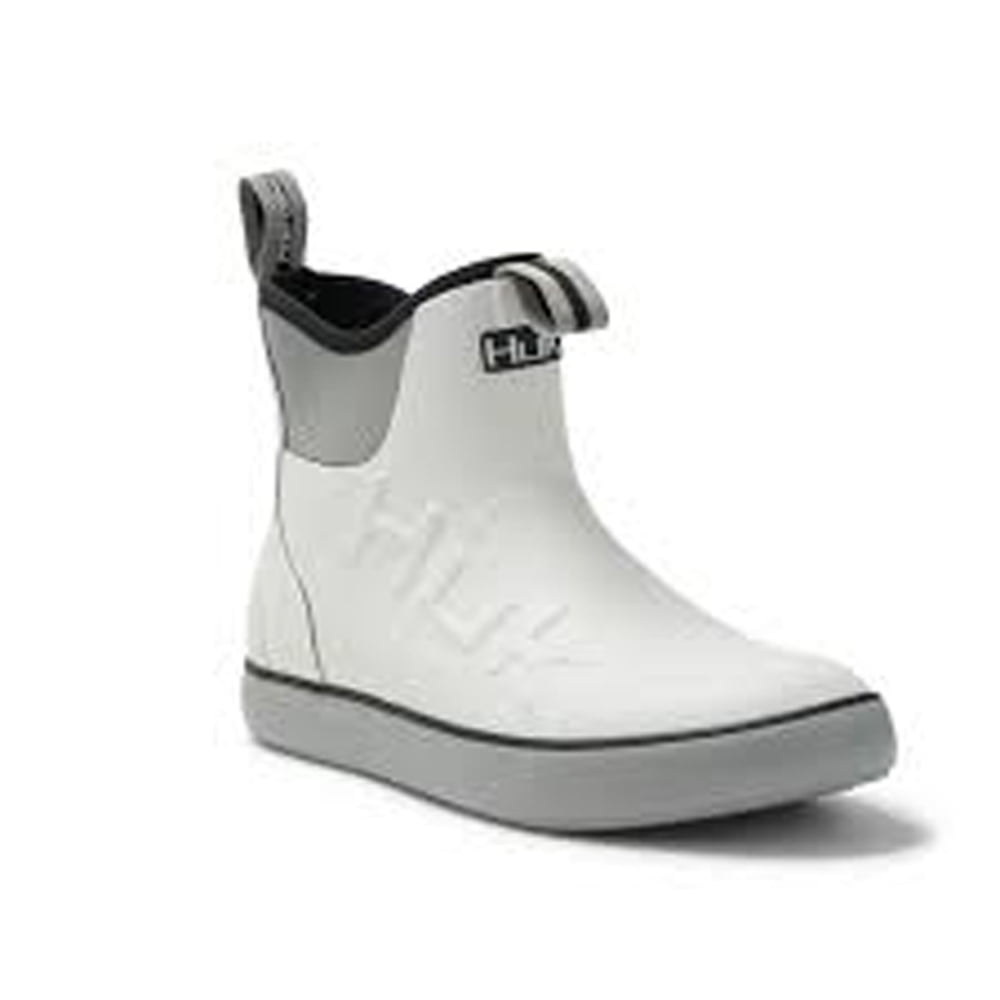 Huk Huk Men's Rogue Wave White/Grey Size 12 Fishing Ankle Boots