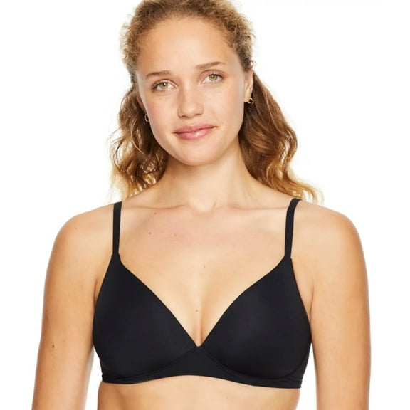 NEARLYNUDE Midnight Triangle Lift Seamless Wire-Free Bra, US 32B, UK 32B, NWOT