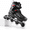 Red-Medium - Big Kid (1-4 US), variant on Inline Skates For And 4 Sizes Adjustable Roller With Full Light Up Wheels Women Men Durable Outer Shell 4-12 Adults