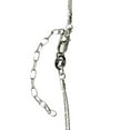 thumbnail image 2 of 2-Strand Black Onyx Stone Sterling Silver Chain Necklace 20"+2", 2 of 3