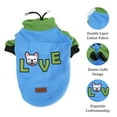 thumbnail image 5 of SussexHome Pets Small Dog Sweater for Small Dogs - Cute Dog Clothes Washable Dog Jacket - High Collar Full Coverage Dog Winter Coat - Blue, 5 of 8