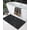 Black, variant on Bath Mats 24x43, Non Slip Quick Dry Rugs, Super Absorbent Ultra Thin Marble Bathmat, Washable Rubber Mats for Shower Floor, in Front of Bathtub, Sink, Bathroom Accessories Decor, Black