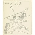 thumbnail image 3 of Padraic Colum 12x14 Black Modern Framed Museum Art Print Titled - The Children's Homer Pl 13 (1918), 3 of 5