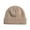 Beige, variant on Winter Hats For Men And Women Woolen Earmuffs Warm Woolen HatDome Flanging Knitted Hat