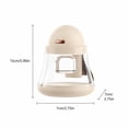 thumbnail image 3 of Portable Mosquito Lamp Usb Rechargeable Electric Mosquito Indoor Outdoor Bug Zapper with Warm Night Light for Home Camping Patio Cream 1 Device 1 Refill, 3 of 9