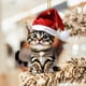 thumbnail image 1 of Christmas Innovation Kitty Car Pendant Backpack Pendant Christmas Home Decorations Gifts Christmas Kitty Hanging Decorations, 1 of 8