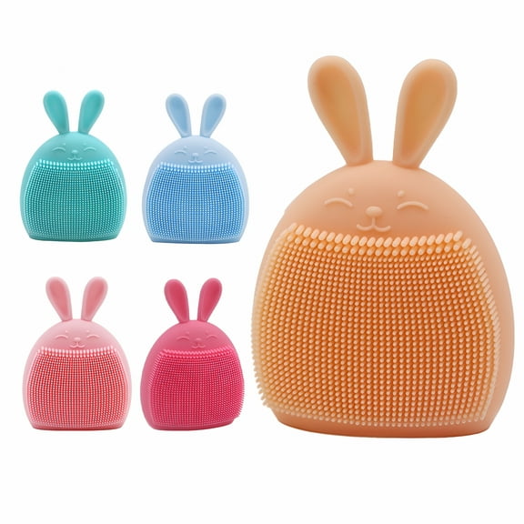 ACDANC 5pcs Baby Bath Brush, Silicone Baby Cradle Cap Brush, Massage Brush, Scrubbers Exfoliator Brush