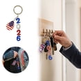 thumbnail image 2 of YUELONGHU Three Holiday Theme Key Ring Five Point Star Pattern Daily Carry for Outdoor Travel Use, 2 of 6
