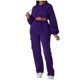 thumbnail image 2 of Puntoco Traje casual de moda de manga larga con cuello en V y bloques de color de dos piezas para mujer Puntoco Puntoco-4516, 2 of 4