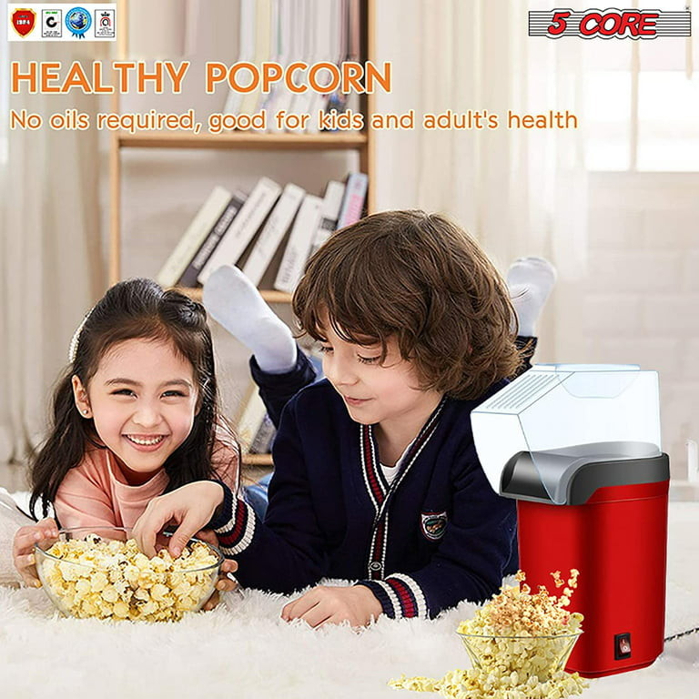 Hot Air Popcorn Machine, Household Popcorn Maker, 1200 W Electric Popcorn  Popper