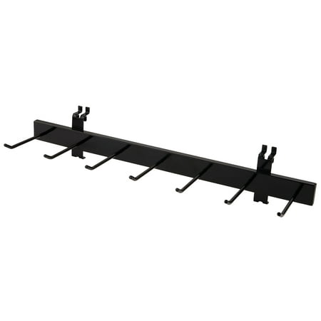 SSWBasics Multi-Hook Black Belt & Tie Rack - Pack of 3
