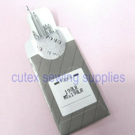 10 Organ 190LR MTX190LR Leather Sewing Needles for Pfaff Industrial