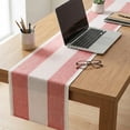 thumbnail image 4 of Sm:)e Red Farmhouse Rustic Table Runner，Seasonal Fabric Kitchen Dining Holiday Wedding Table Decor for Home Party Indoor 13x72 Inch, 4 of 9
