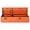 Spray plastic orange orange grain, variant on Heavy Duty Steel Truck Bed Tool Box – 56 Inch Double Door Metal Storage Chest, Waterproof & Durable, T-Handle & Side Handle – Organizer for Pickup, Tractor, RV, Trailer