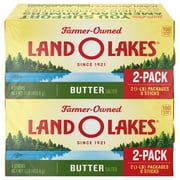 Land O Lakes Salted Butter, 8 Sticks, 2-1 lb Packs
