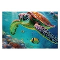 thumbnail image 6 of Shiartex Turtle Voyage -Ocean Wildlife Puzzle with Sea Turtles, Tropical Fish, Coral Reef and Seahorse 1000 PCS, 6 of 6