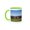 Green/White, variant on 3drose, Town Peacham, Northeast Kingdom, Vermont, Usa - Us46 Wbi0026 - Walter Bibikow, 11oz Two-tone Yellow Mug