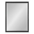 thumbnail image 5 of Kate and Laurel Makenna Traditional Rectangle Wall Mirror, 18 x 24, Black, Beaded Vintage Bathroom Mirror with Ornate Detailing and Beveled Edge Design, 5 of 7