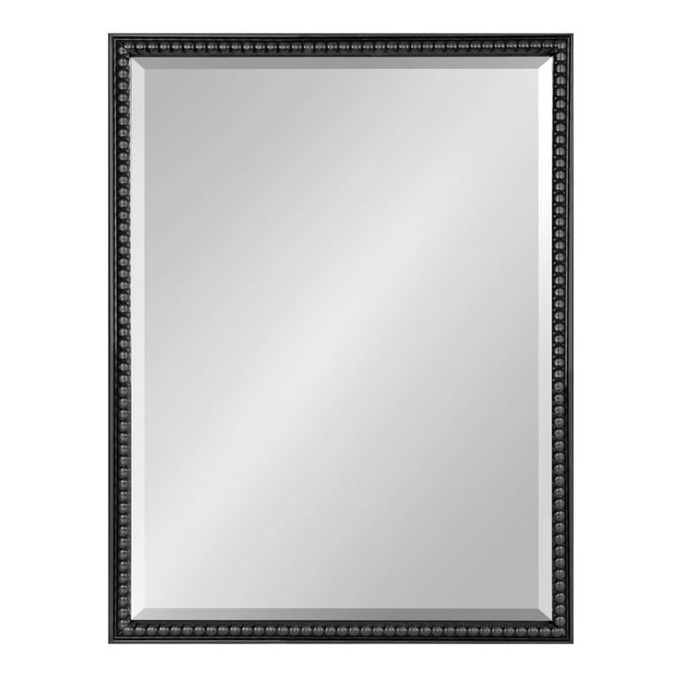 Kate & Laurel Makenna 18x24 Wall Mirror, Black, Vintage