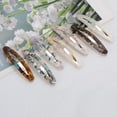 thumbnail image 5 of Unique Bargains 1 Pc Hair Snap Clip Fashion Hair Clips Yellow Coffee Color, 5 of 5