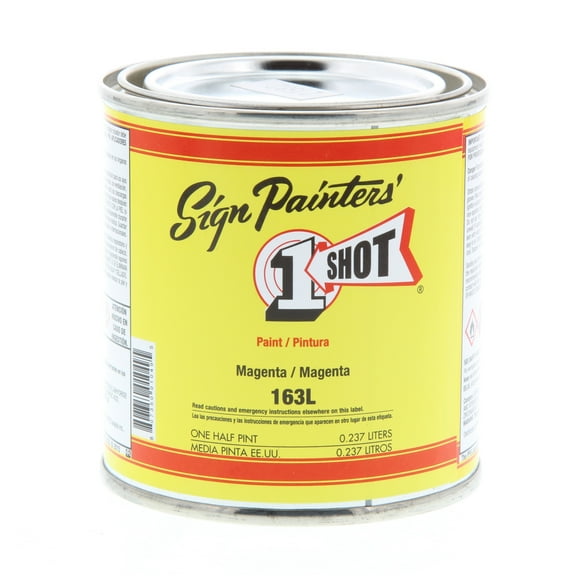 1 Shot Lettering Enamel, 8 oz., Magenta