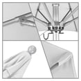 thumbnail image 4 of California Umbrella Venture Parasol de Marché Argenté de 6 Pieds en Naturel, 4 of 5